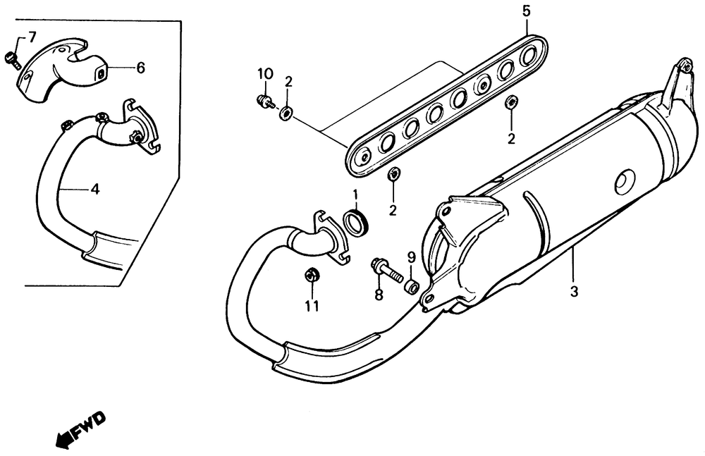 Exhaust muffler