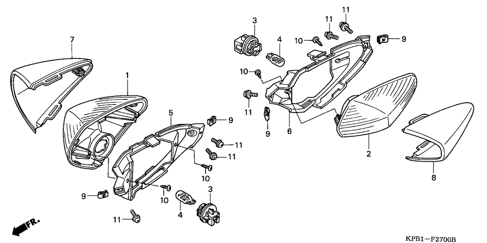 Front & rear turn signal