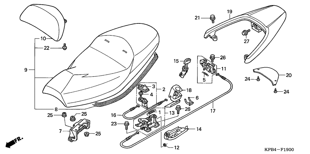 Seat & rear spoiler