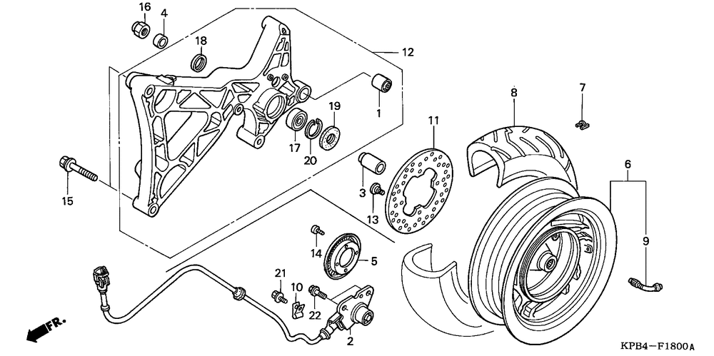 Rear wheel