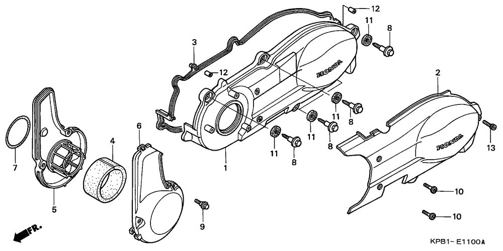 Left crankcase cover