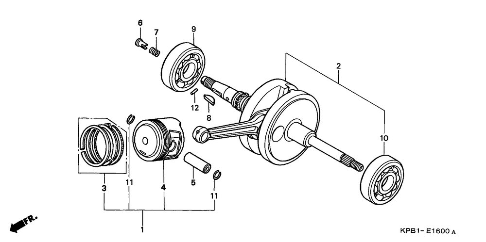 Crankshaft & piston