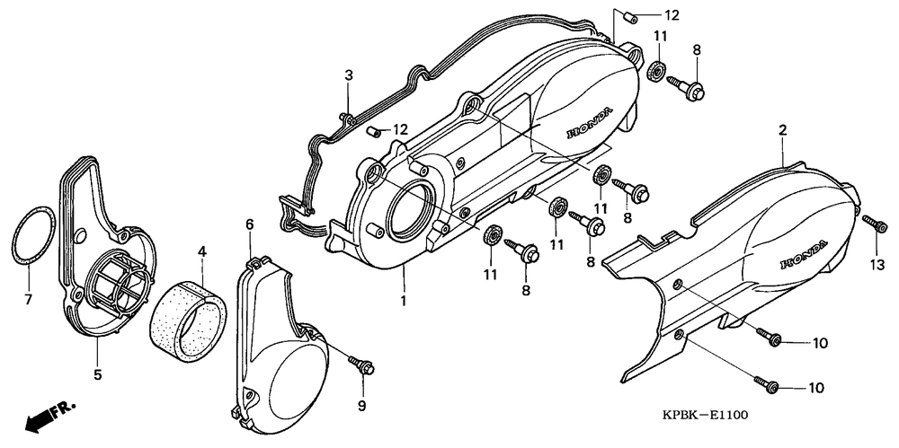 Left crankcase cover