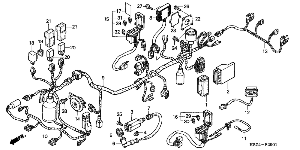 Wire harness (abs)