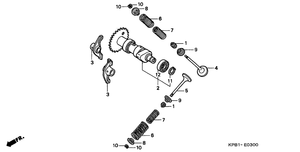 Camshaft & valve