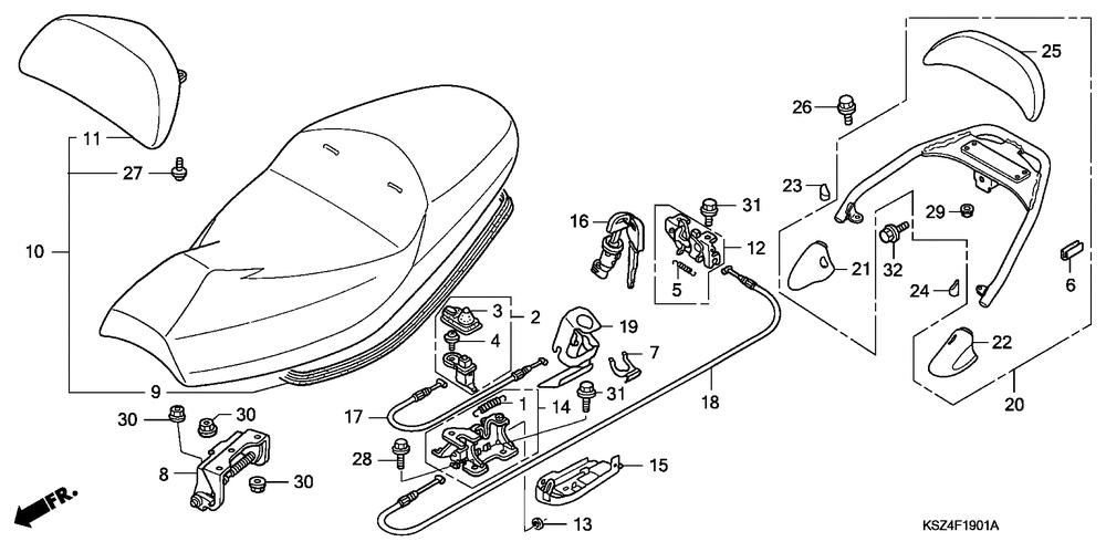 Seat & rear spoiler(nss250s_nss250as)