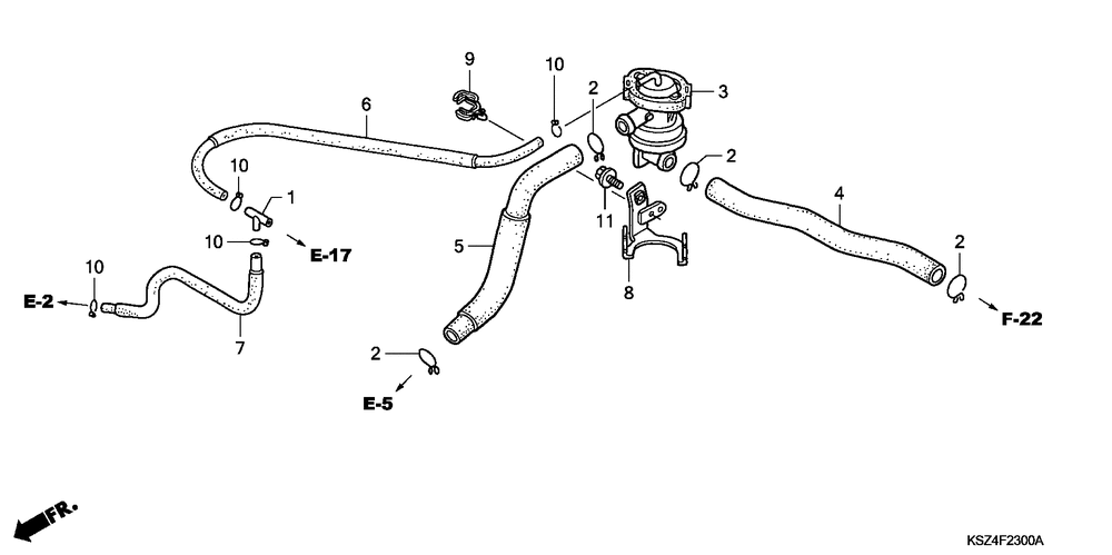 Air injection controlvalve