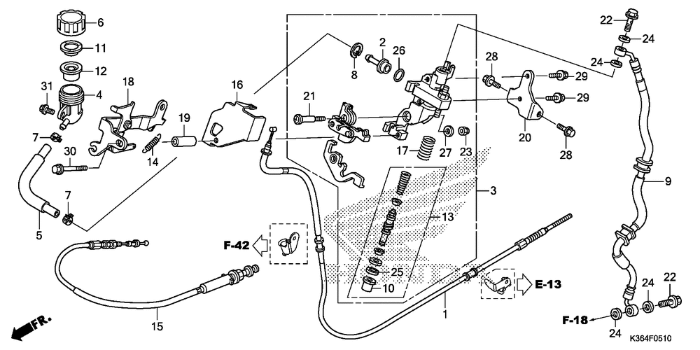 Brake master cylinder