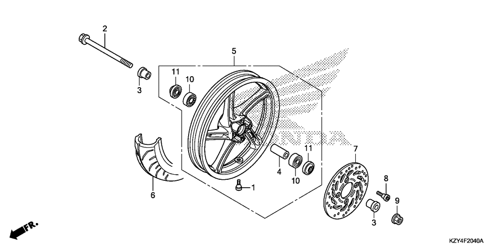 Front wheel