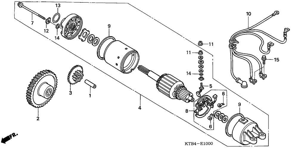 Starting motor