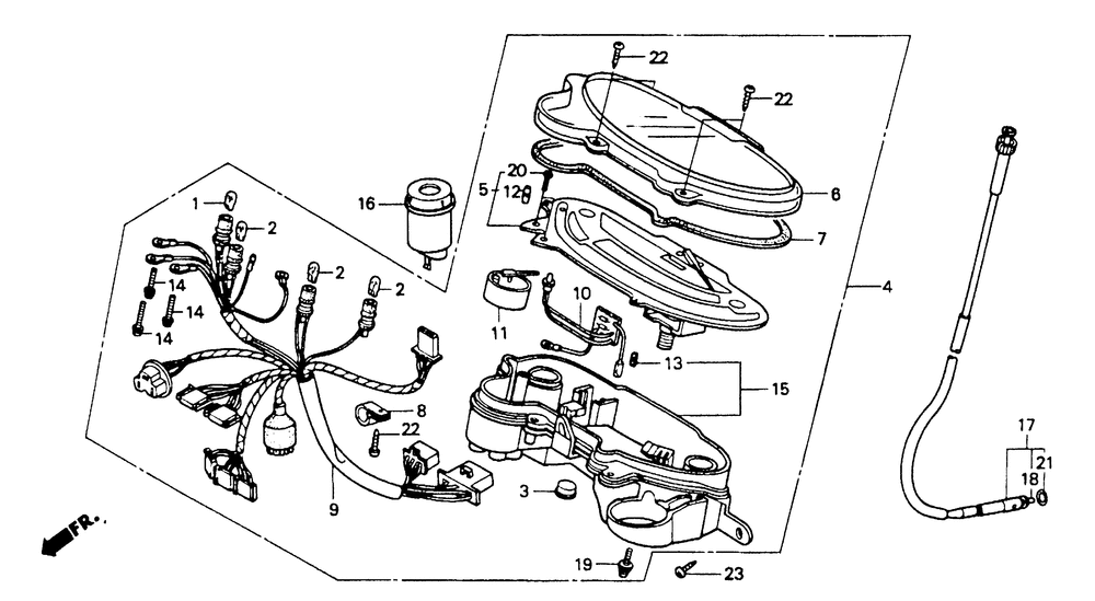 Мото каталог запчастей honda