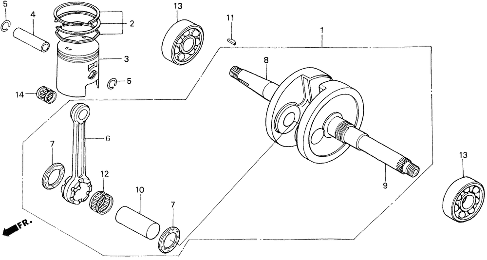 Crankshaft & piston