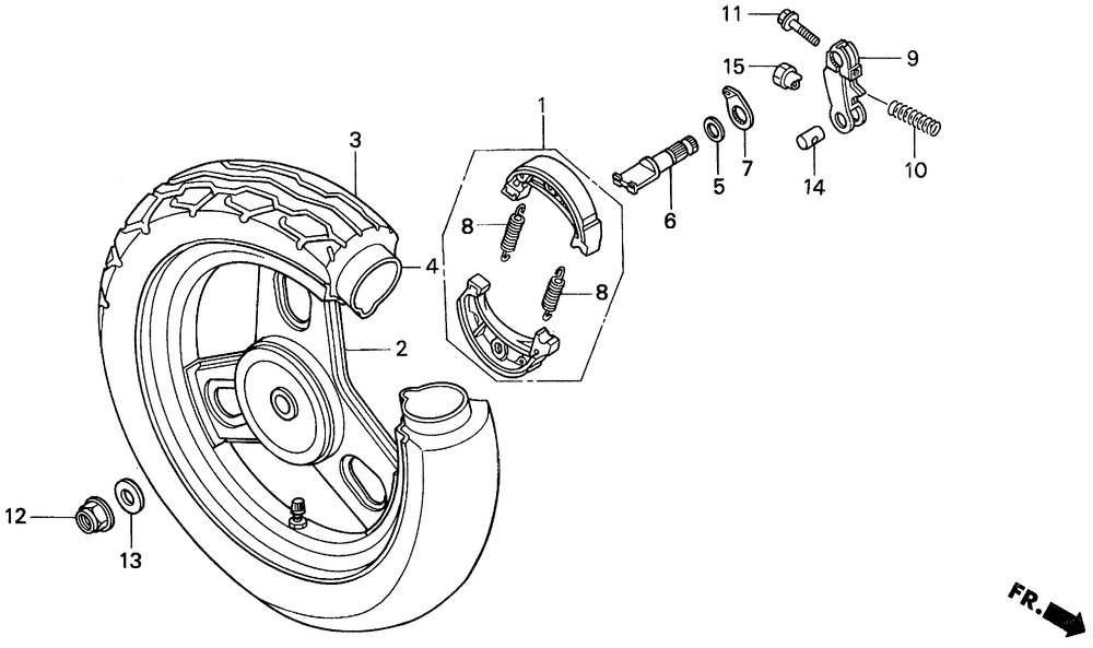 Rear wheel