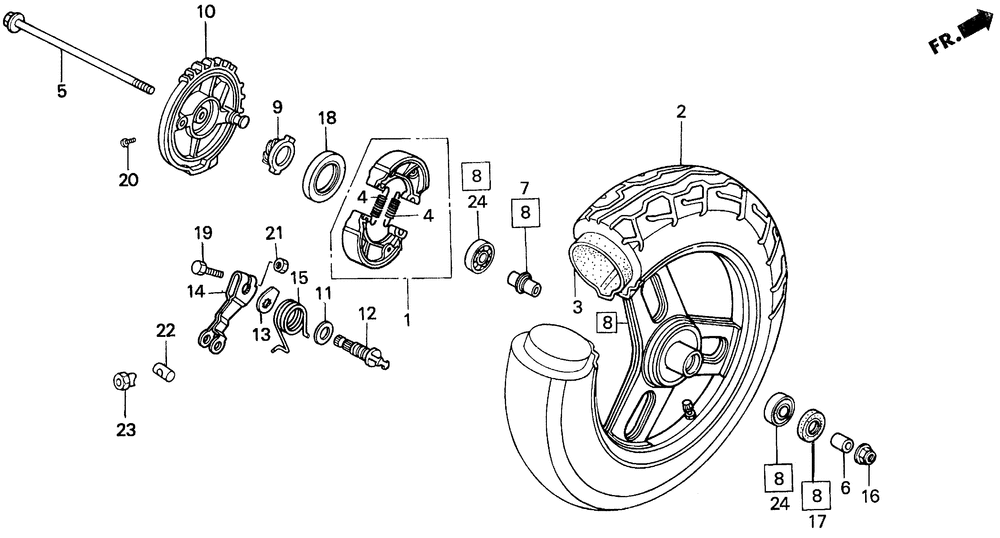 Front wheel