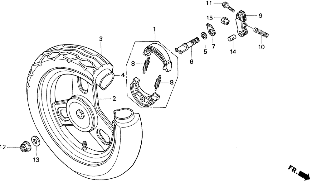 Rear wheel