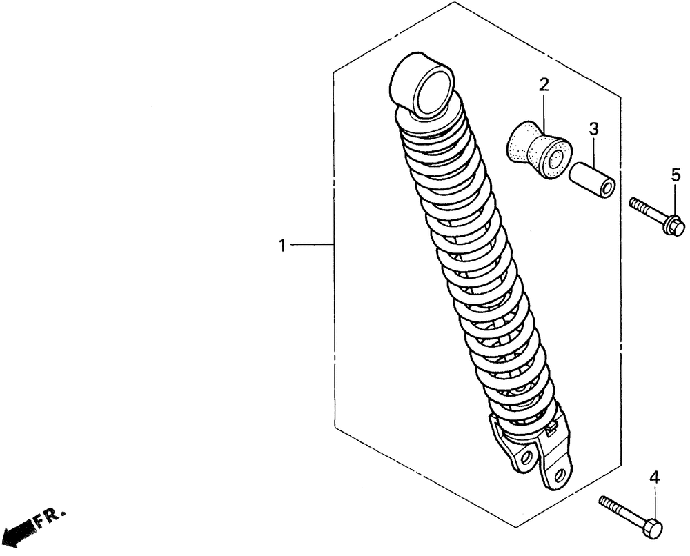 Rear shock absorber