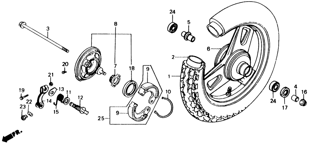 Front wheel