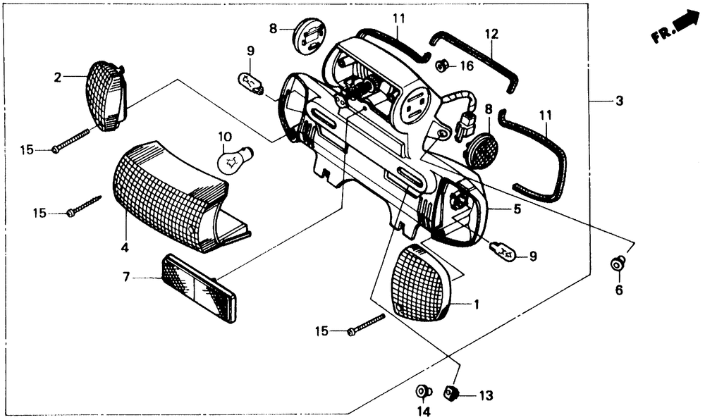 Rear combination light