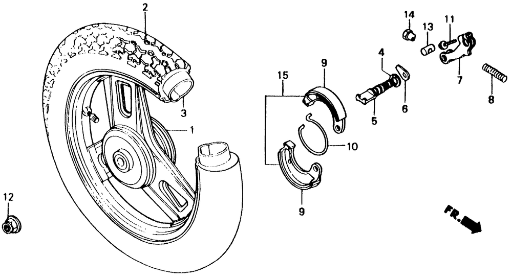 Rear wheel