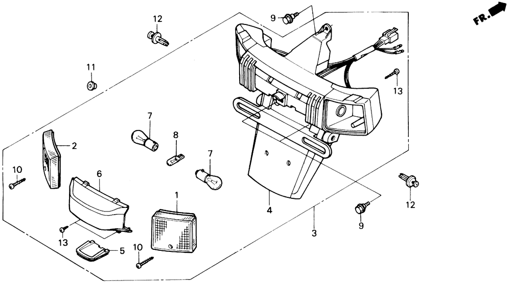 Rear combination light