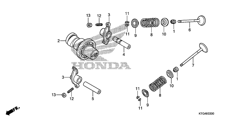 Camshaft & valve