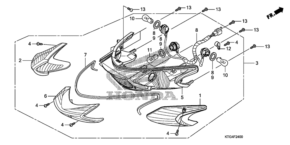 Rear combination light