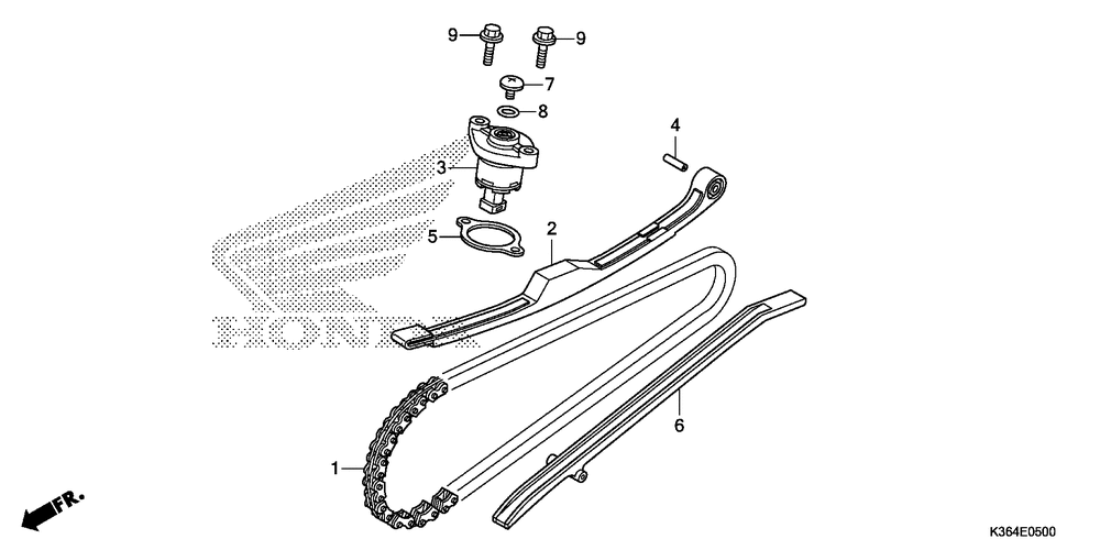 Cam chain & tensioner