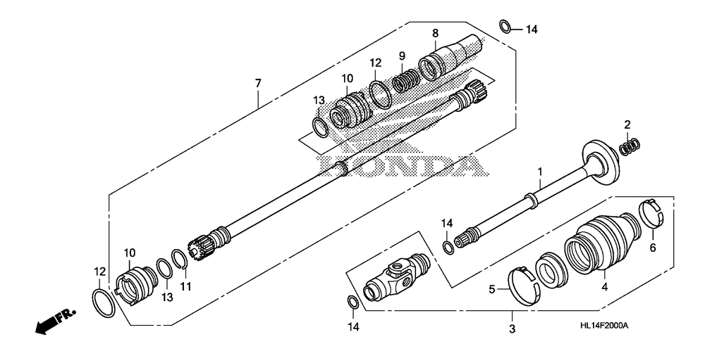 Propeller shaft