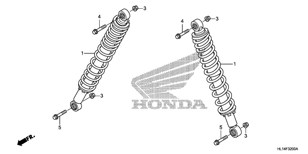 Rear shock absorber