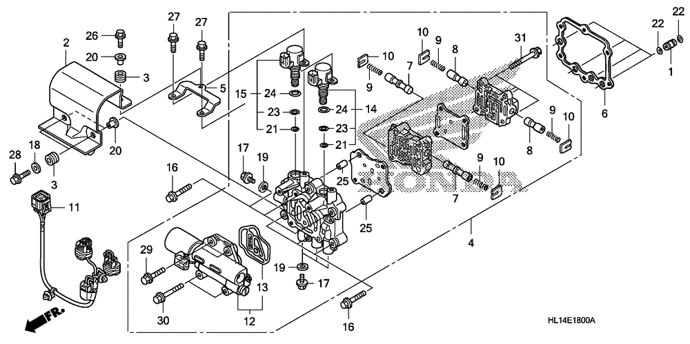 Main valve body