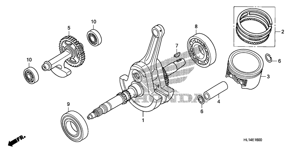 Crankshaft & piston