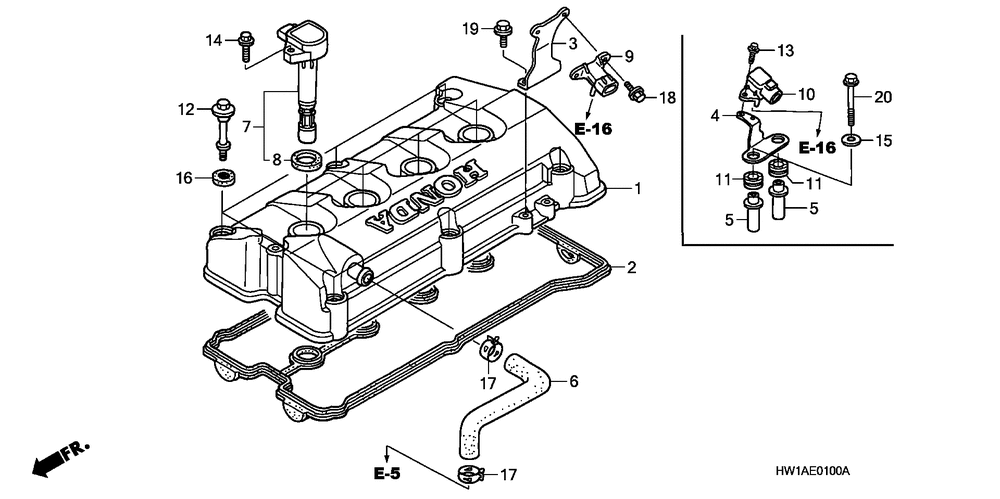 Cylinder head cover