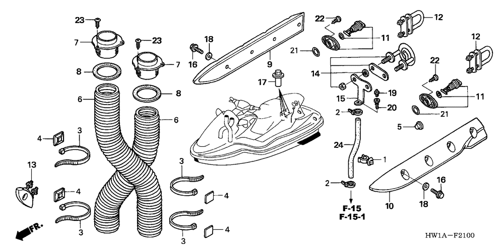 Sponson & air vent tube