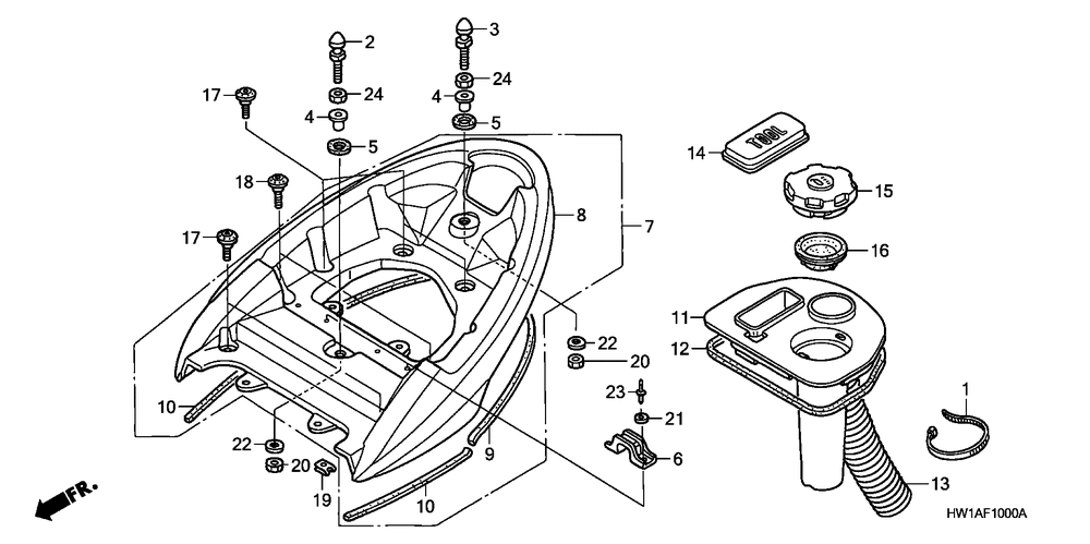 Rear grip & rear tray