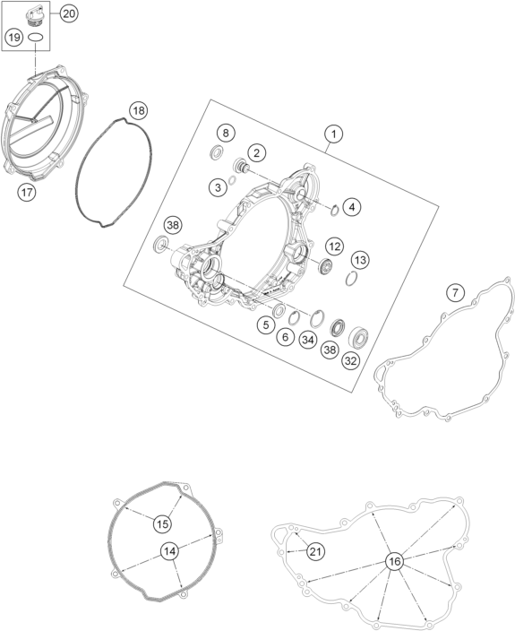 Clutch cover