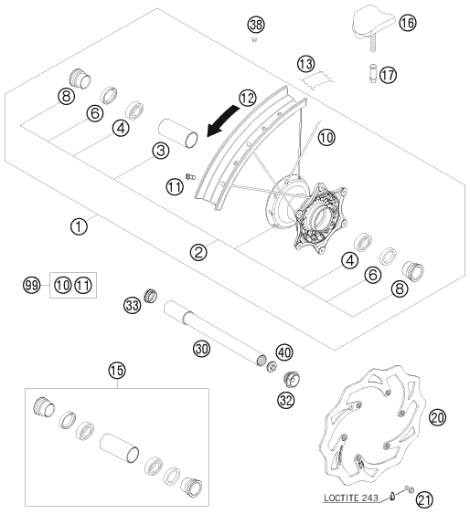 Front wheel