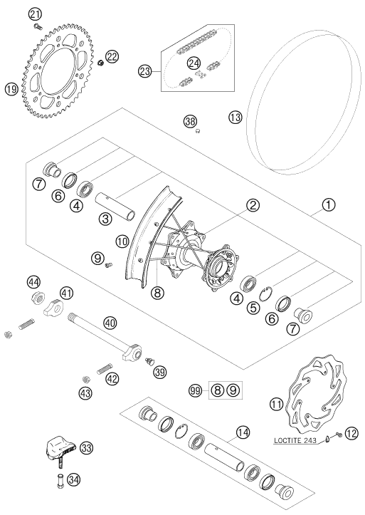 Rear wheel