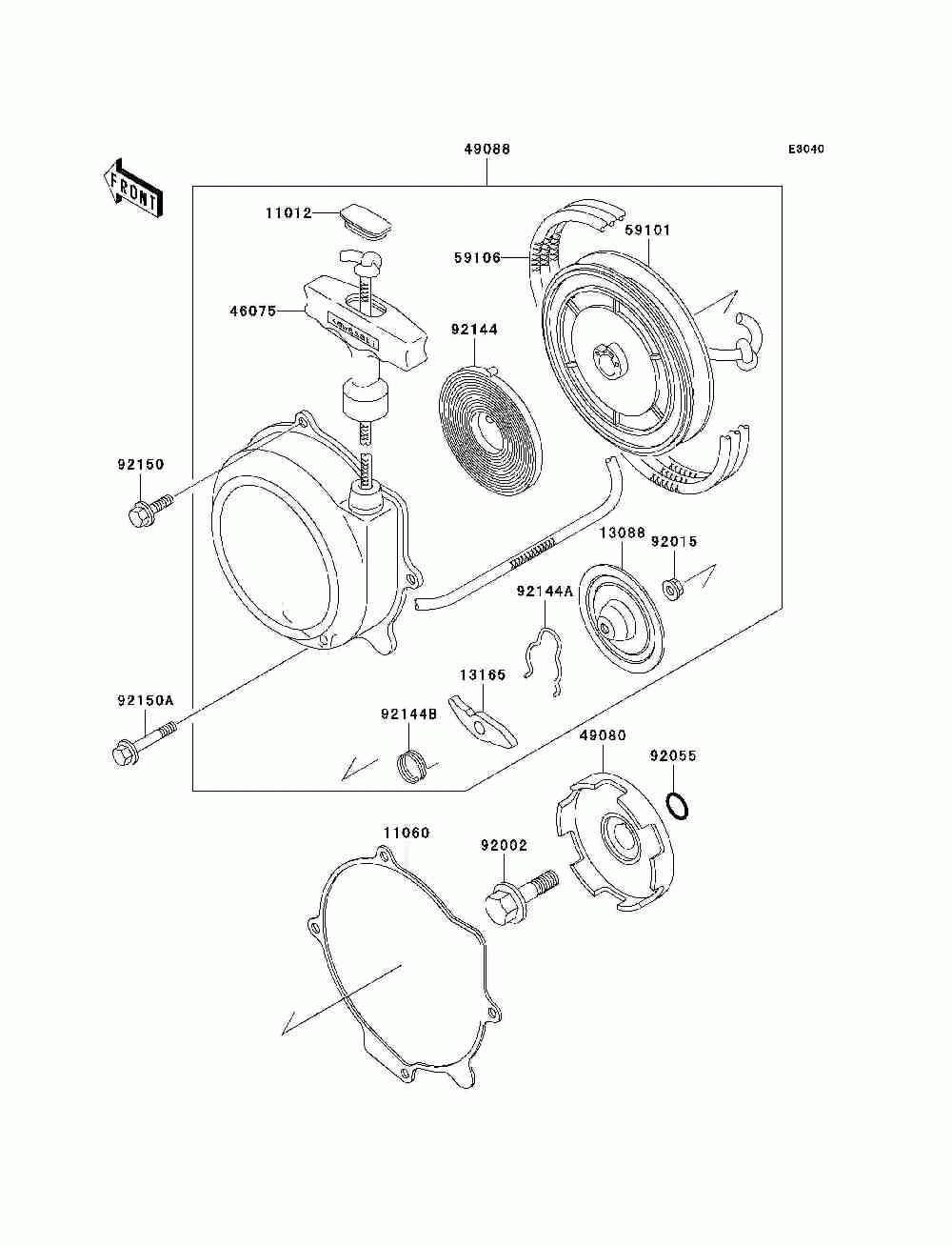 Recoil starter