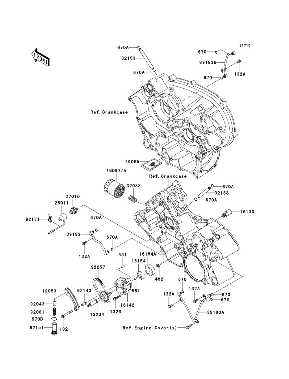 Oil pump  oil filter