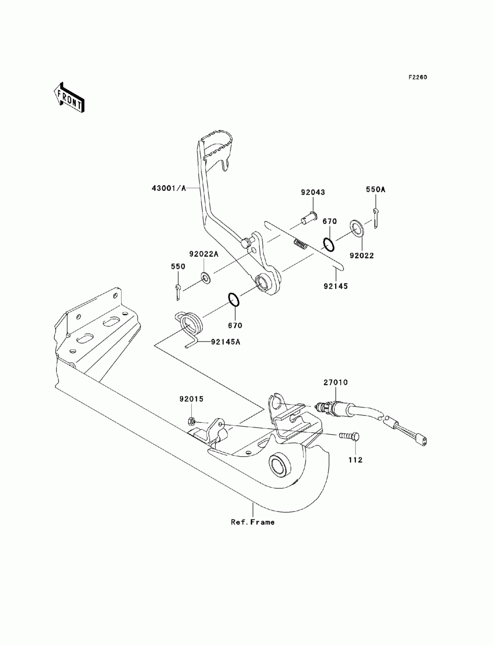 Brake pedal