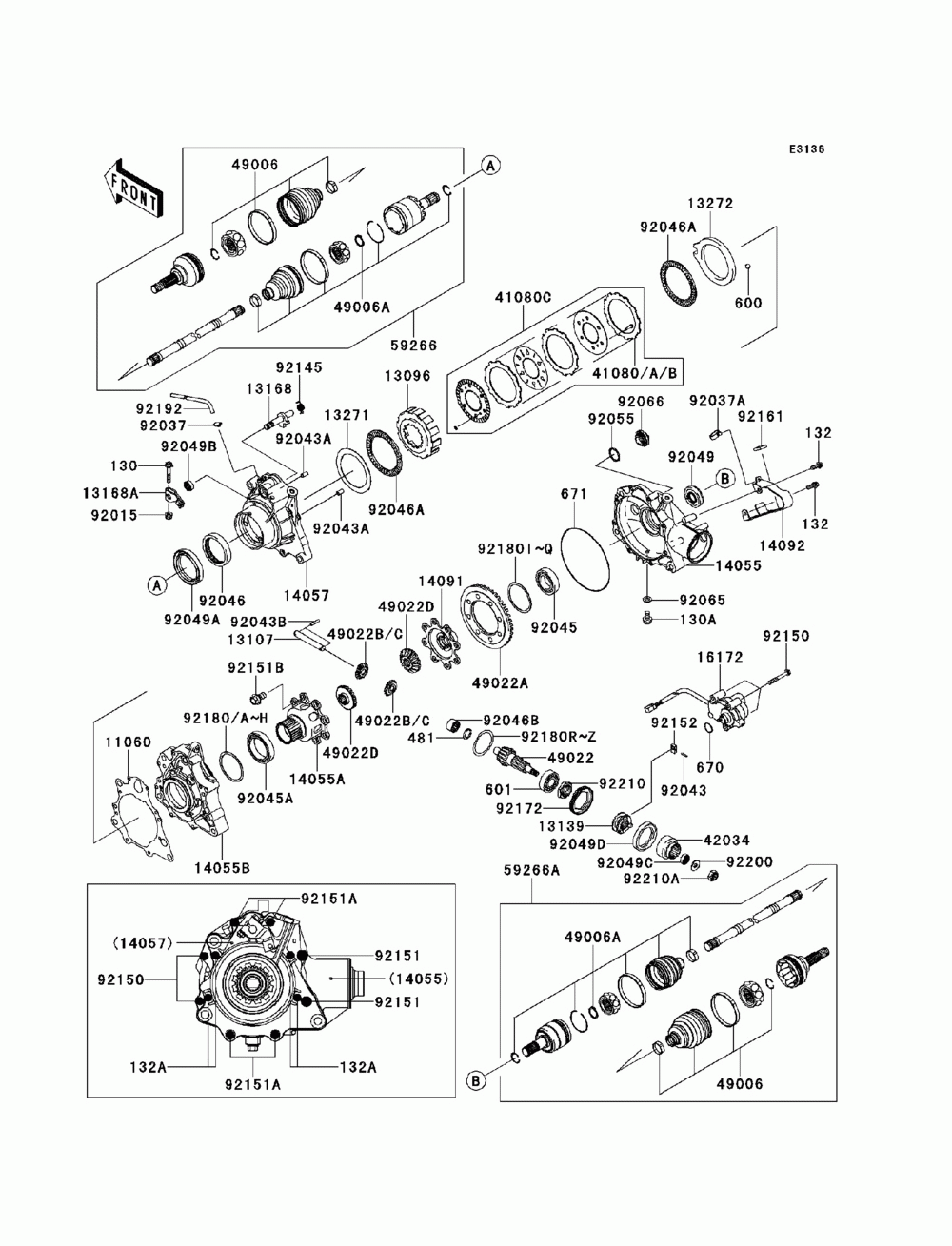 Drive shaft-front