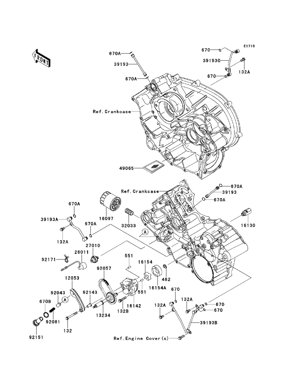 Oil pump  oil filter