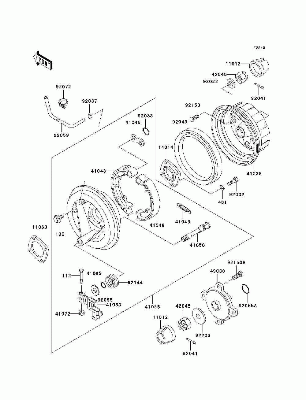 Rear hub