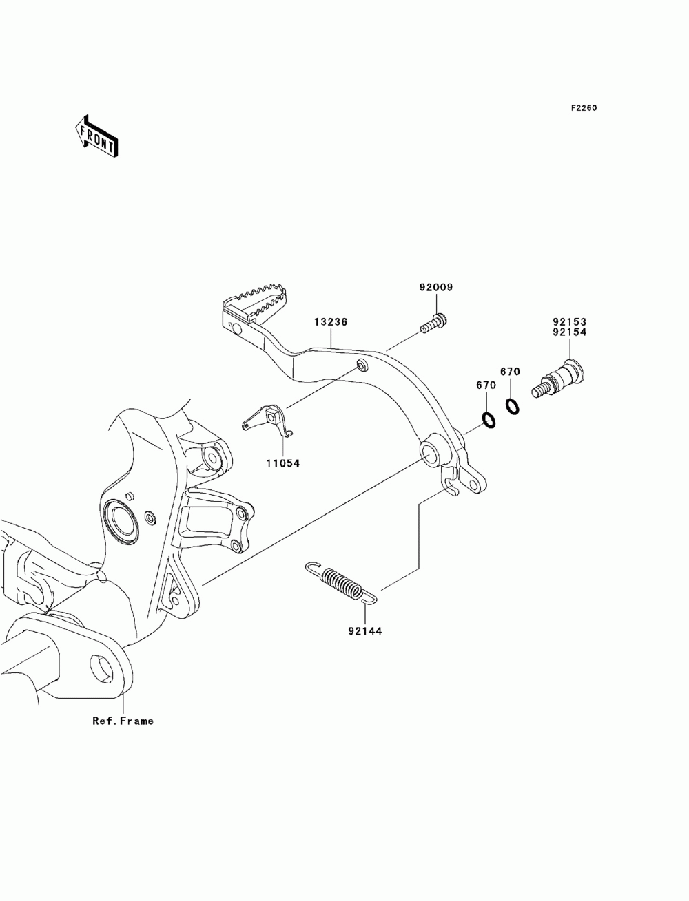 Brake pedal