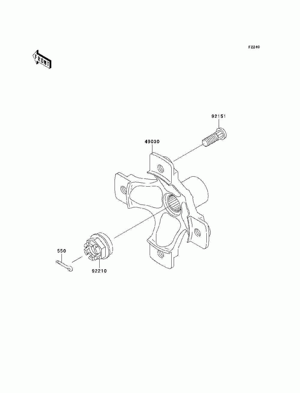 Rear hub