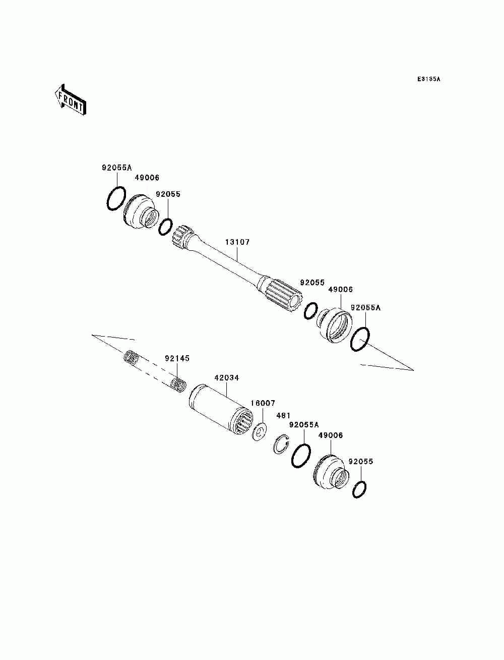 Drive shaft-propeller(c2_c3)