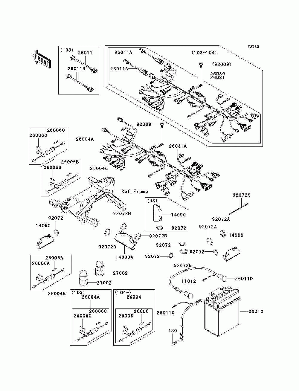 Chassis electrical equipment