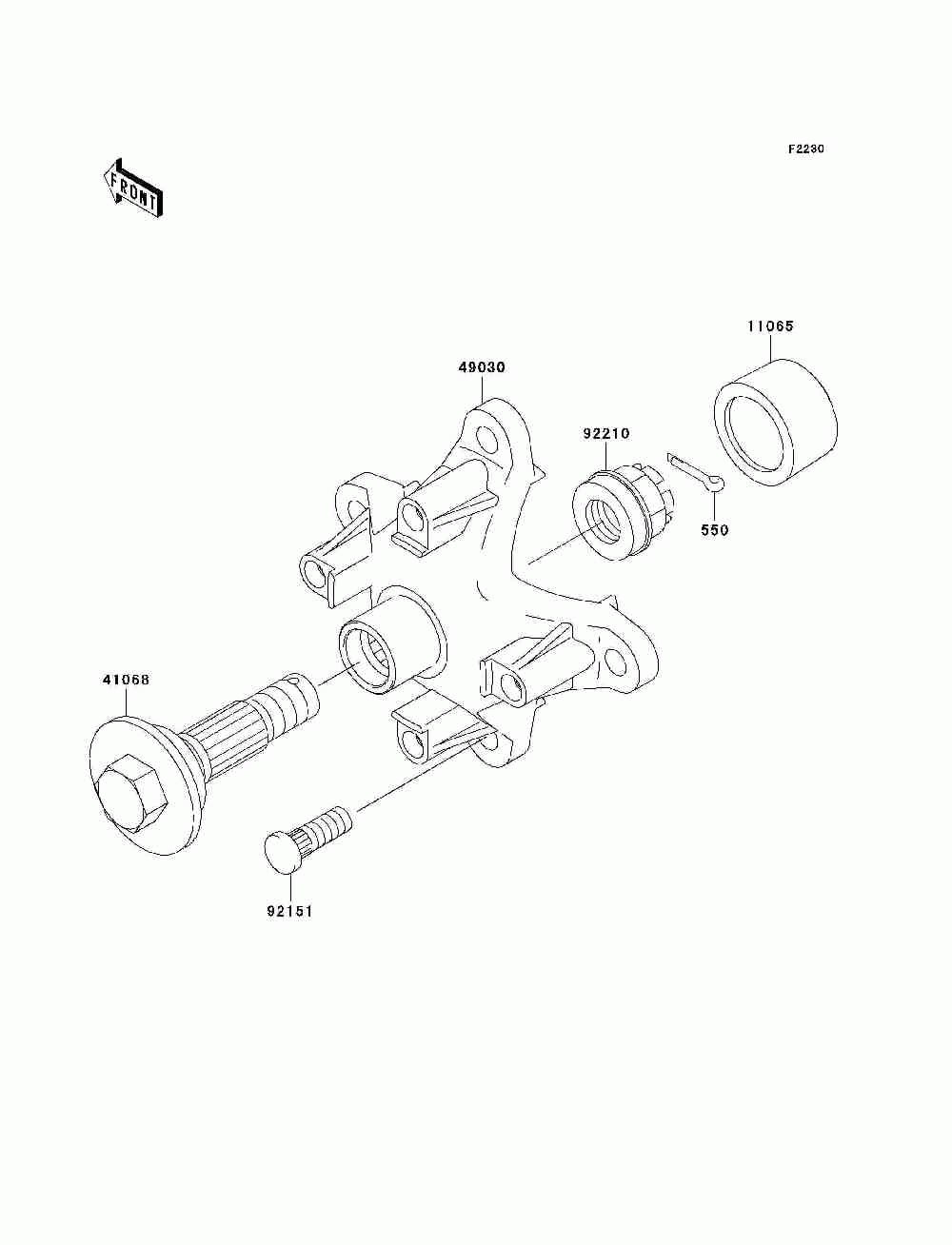 Front hub