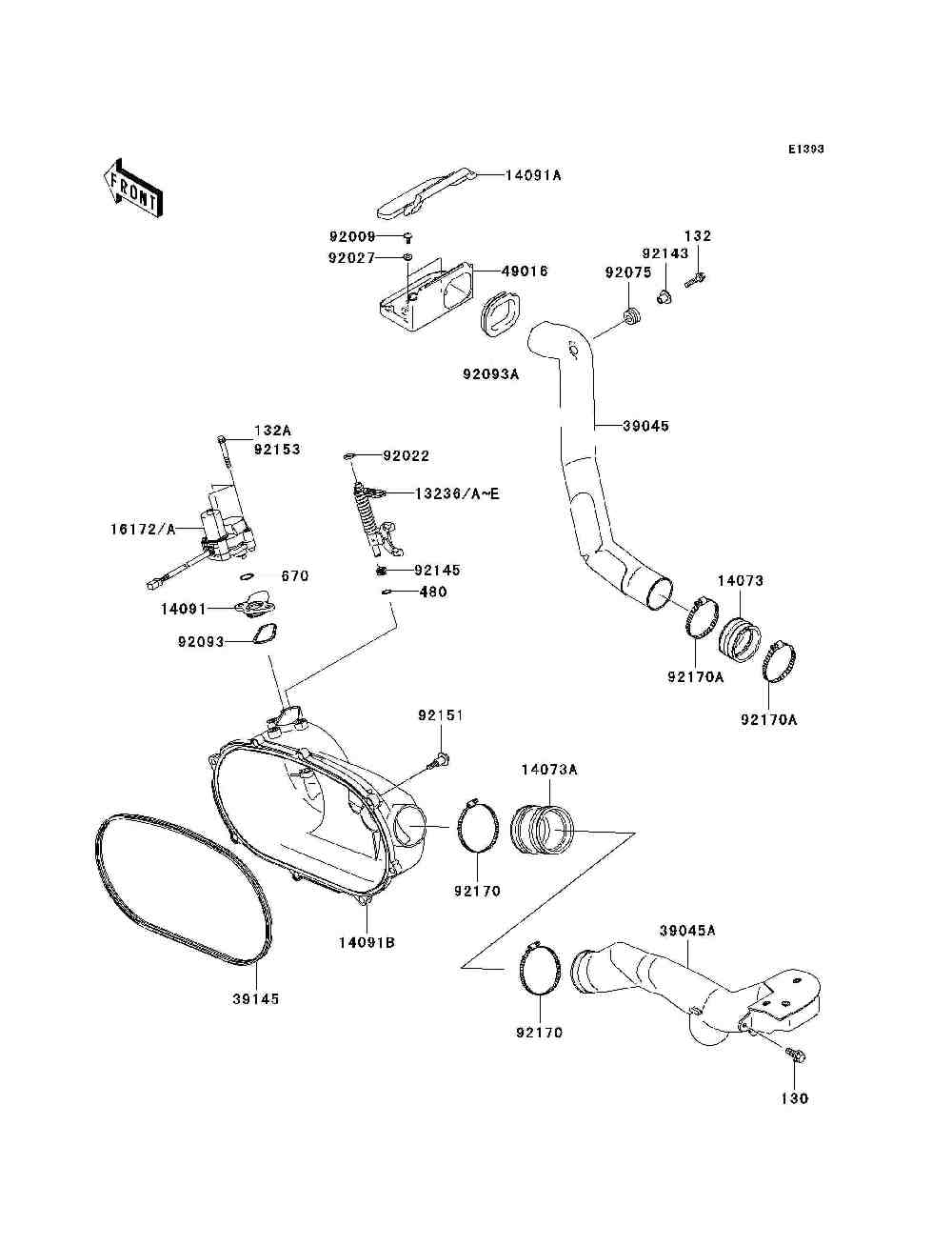 Converter cover  drive belt