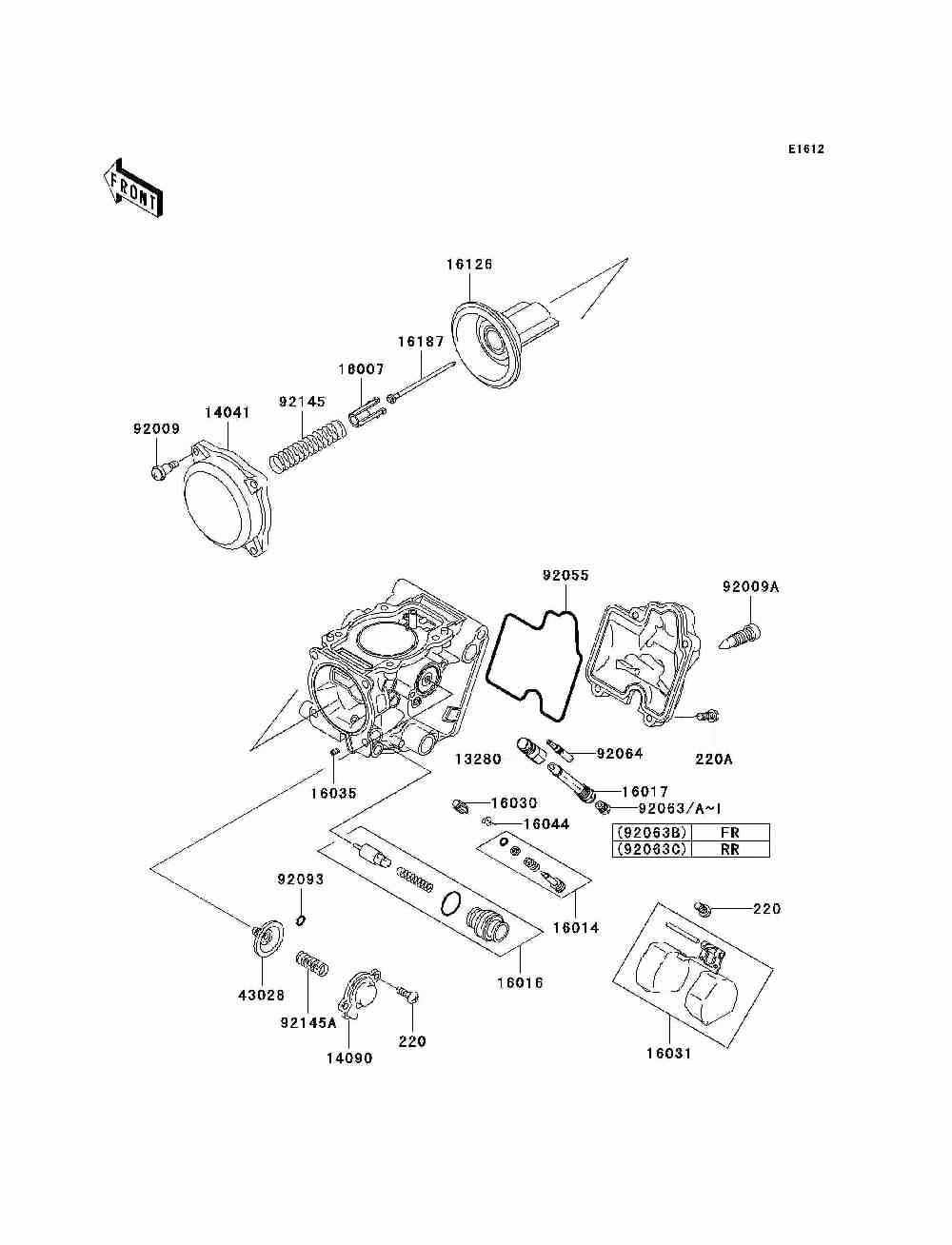 Carburetor parts